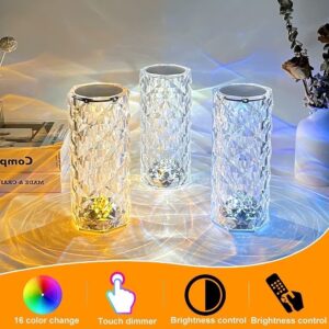 آضاءة كريستال شحن متغيرة الألوان عن طريق اللمس