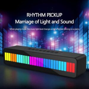 سبيكر يعمل بالشحن مع اضاءة RGB متغيرة النمط